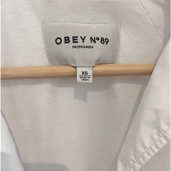 OBEY white bomber jacket size XS - Picture 4 of 4